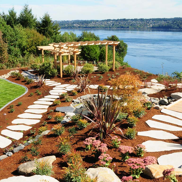 Gig Harbor, WA Landscaping Design by Olympic Landscape LLC