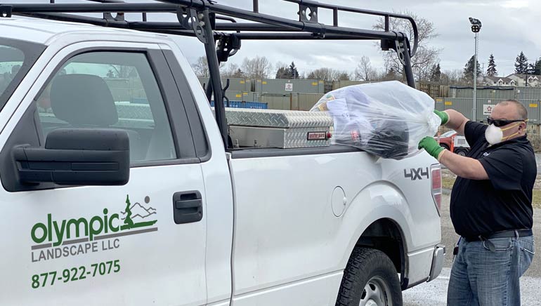 Day Porter Services: Commercial exterior building and hard surface cleaning, maintenance and repair by Olympic Landscape LLC