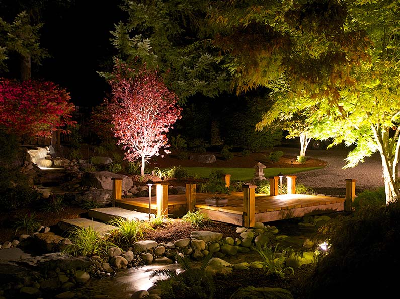 Olympic Landscape, Outdoor Lighting Service, Tacoma