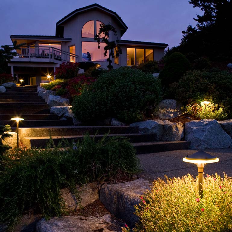 Outdoor Landscape Lighting by Olympic Landscape LLC - serving Tacoma and all of Puget Sound WA