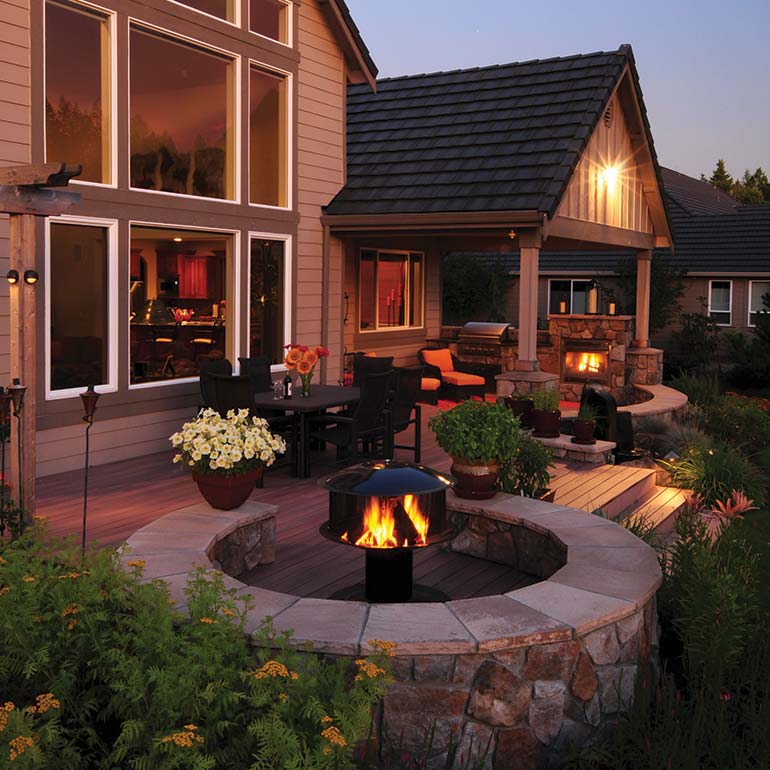 Outdoor Living Spaces and Rooms - Design and Construction by Olympic Landscape LLC, Puget Sound