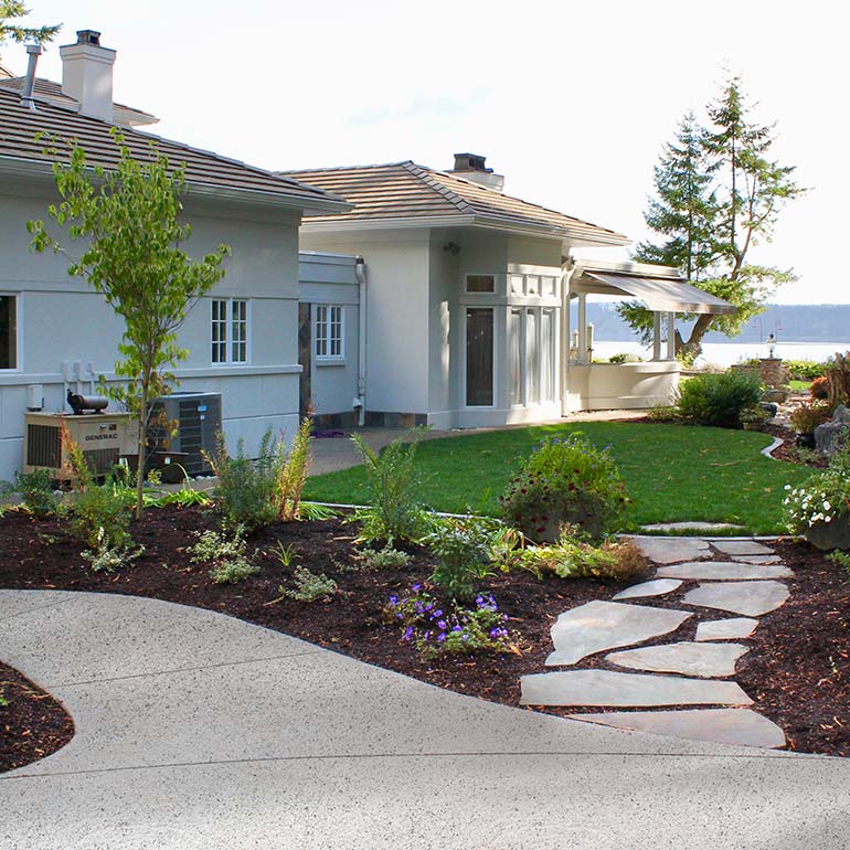 Patios, stone pathways and steps by Olympic Landscape LLC - serving Tacoma, WA and the Puget Sound area.