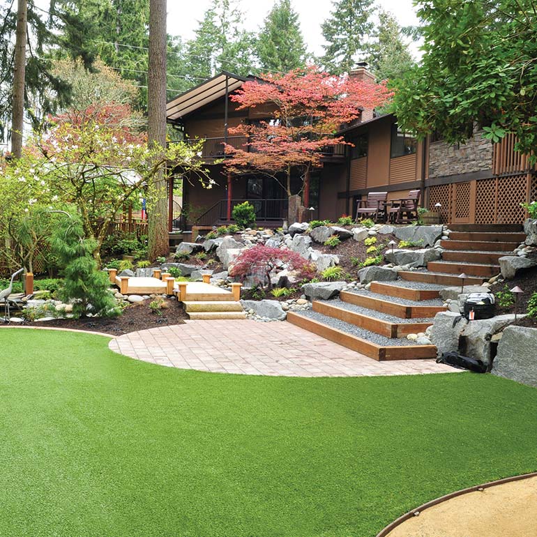 Synthetic turf design, installation and service by Olympic Landscape LLC, Puget Sound